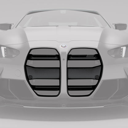 BMW M4 G82 Carbon Fiber Front Grill ( without ACC） - Revozport