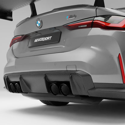 BMW M4 G82 Carbon Fiber OEM Replacement Diffuser - Revozport