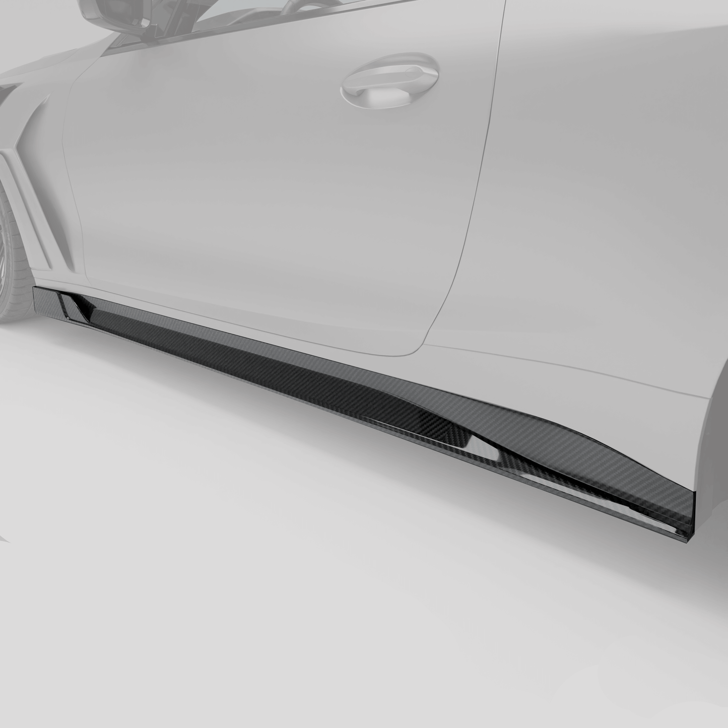 BMW M4 G82 Carbon Fiber Side Skirts - Revozport