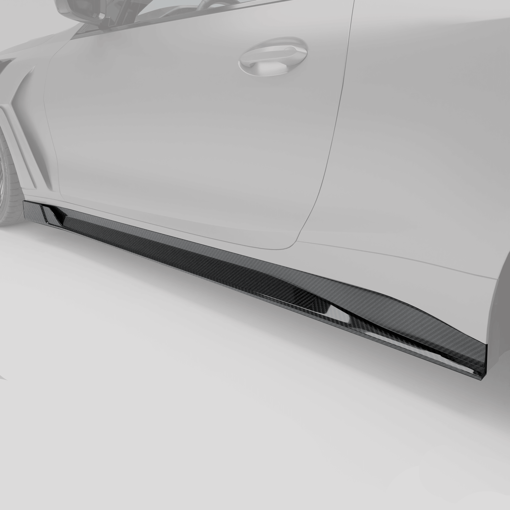 BMW M4 G82 Carbon Fiber Side Skirts - Revozport