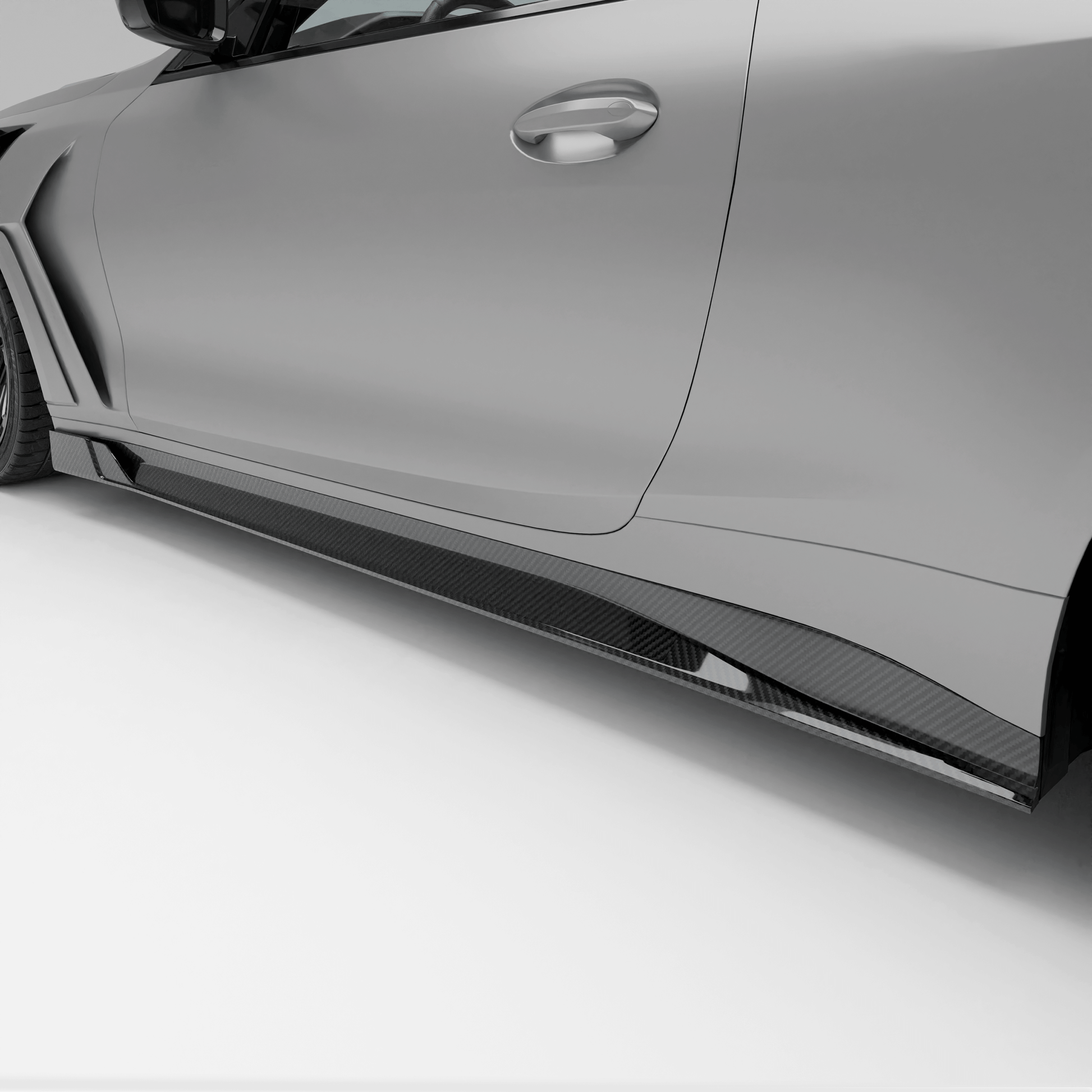 BMW M4 G82 Carbon Fiber Side Skirts - Revozport