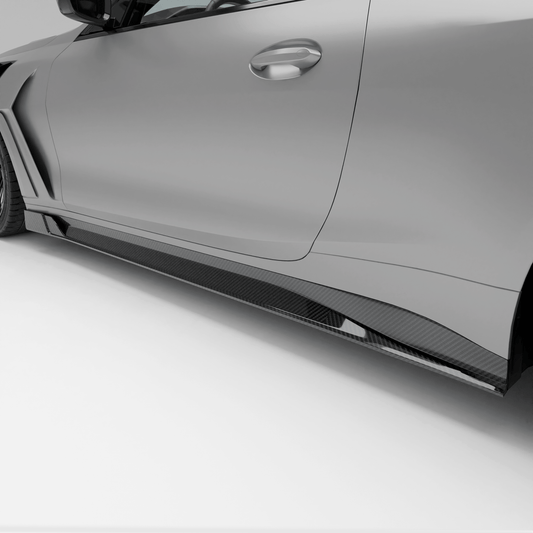 BMW M4 G82 Carbon Fiber Side Skirts - Revozport