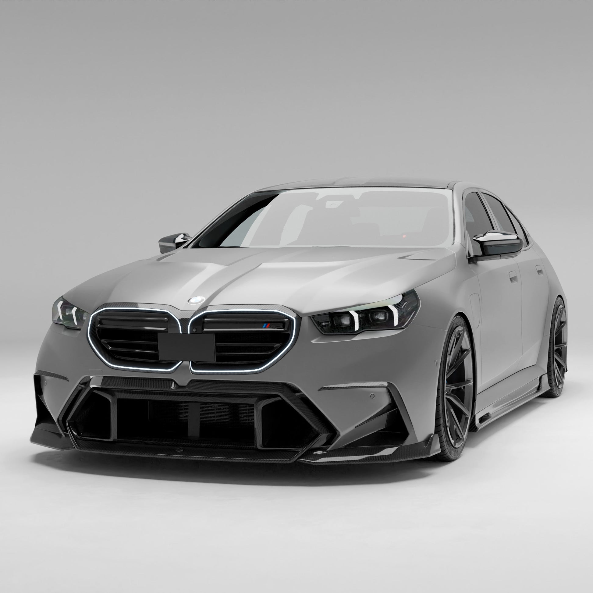 BMW M5 G90 Carbon Fiber Front Lip - Revozport