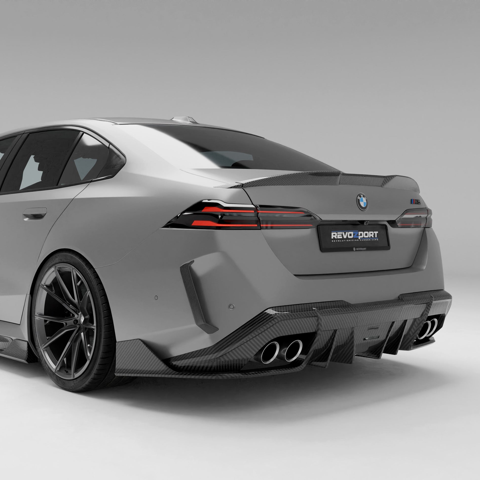 BMW M5 G90 Carbon Fiber Rear Diffuser - Revozport