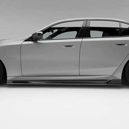 BMW M5 G90 Carbon Fiber Side Skirts - Revozport
