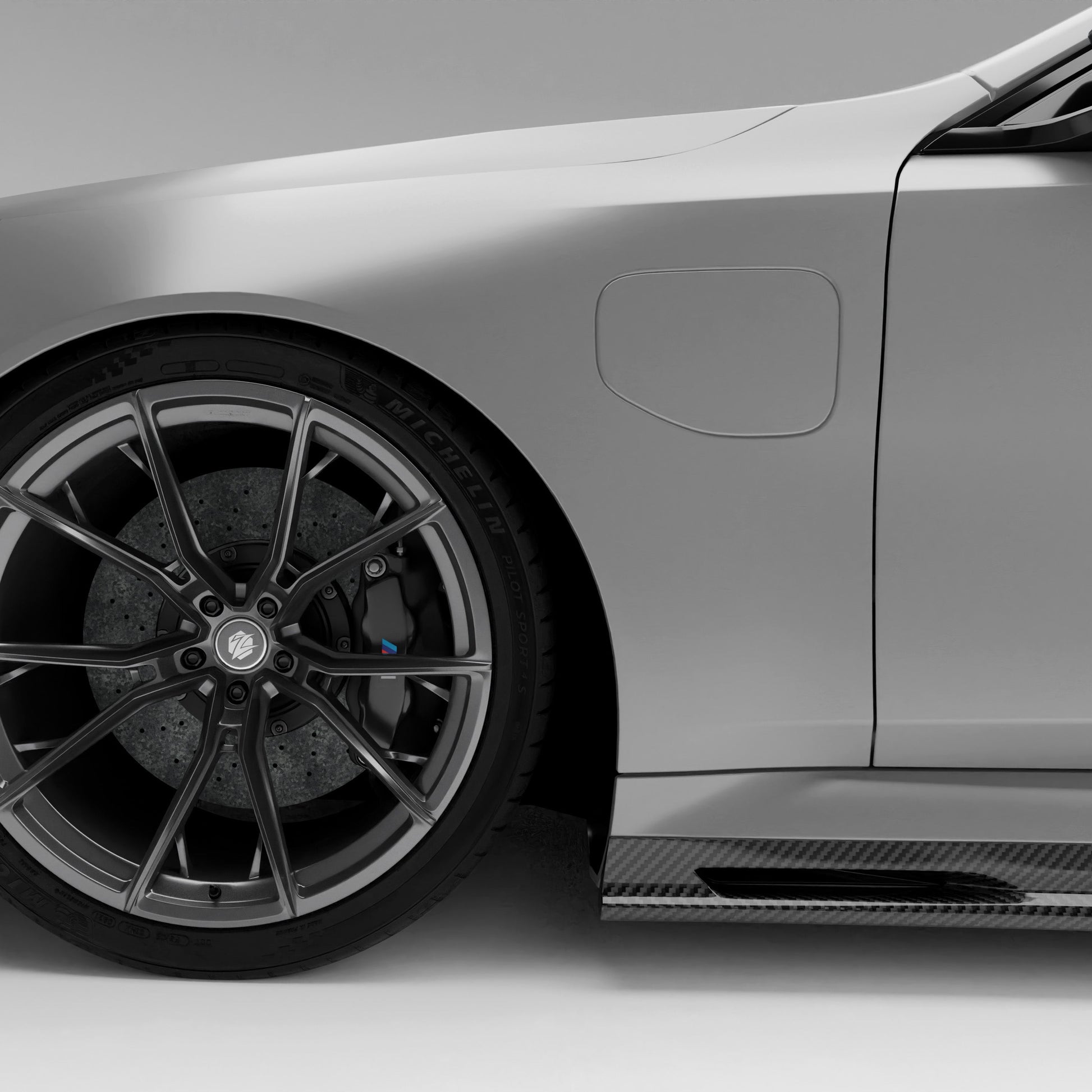 BMW M5 G90 Carbon Fiber Side Skirts - Revozport