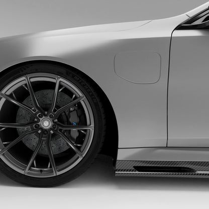 BMW M5 G90 Carbon Fiber Side Skirts - Revozport