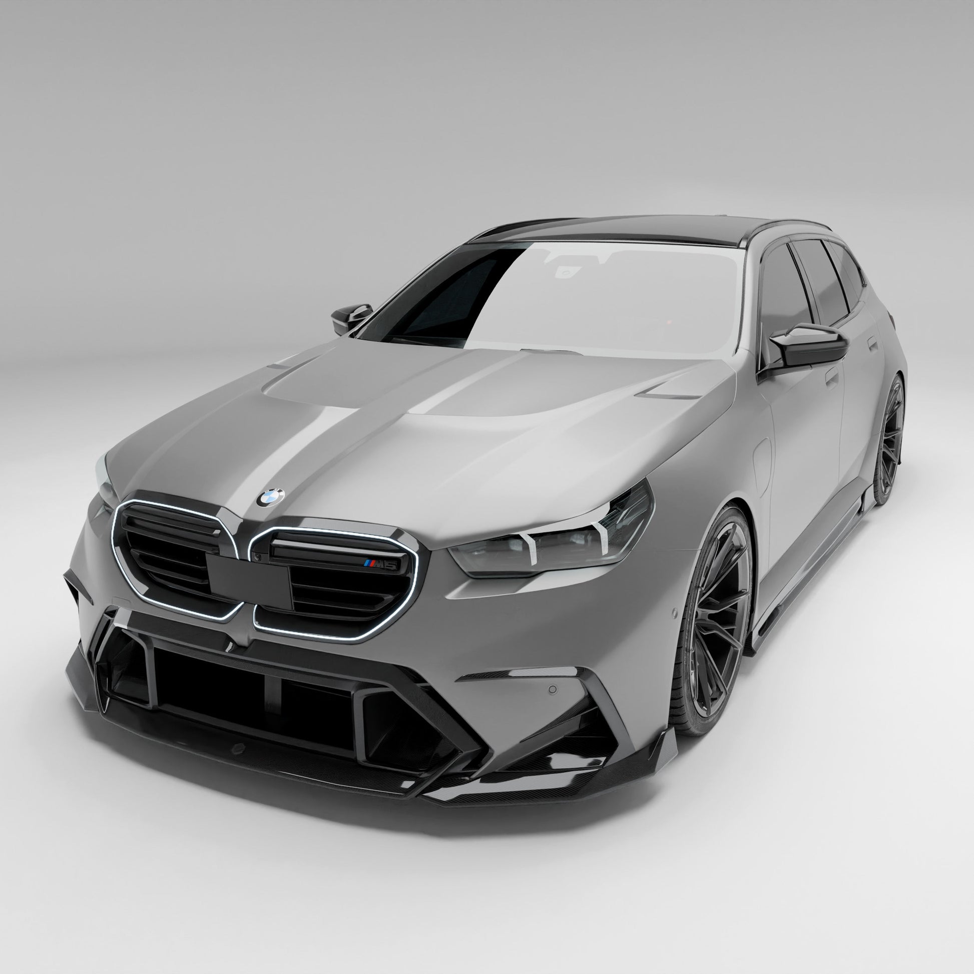 BMW M5 G99 Carbon Fiber Front Lip - Revozport