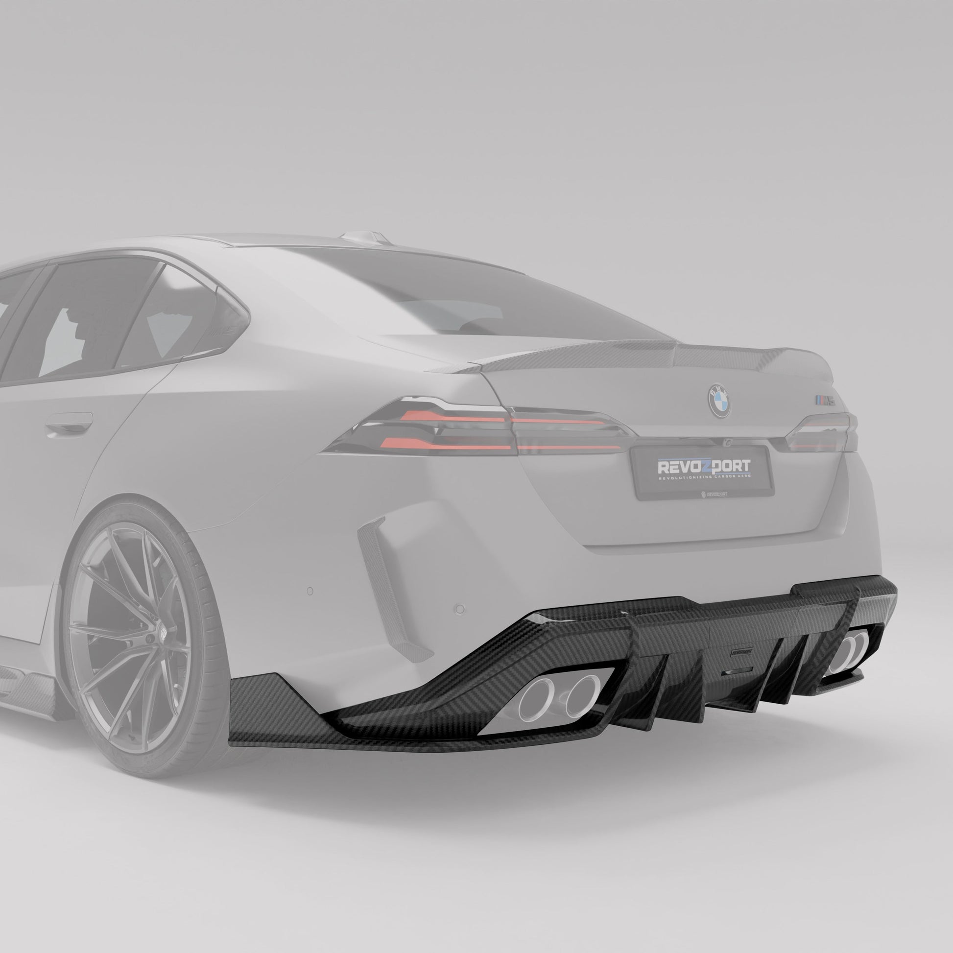BMW M5 G99 Carbon Fiber Rear Diffuser - Revozport