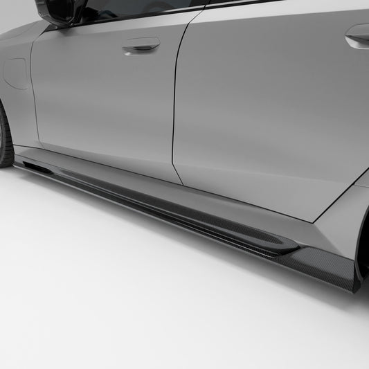 BMW M5 G99 Carbon Fiber Side Skirts - Revozport