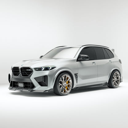 BMW X5M F95 LCI Carbon Fiber Front Lip - Revozport