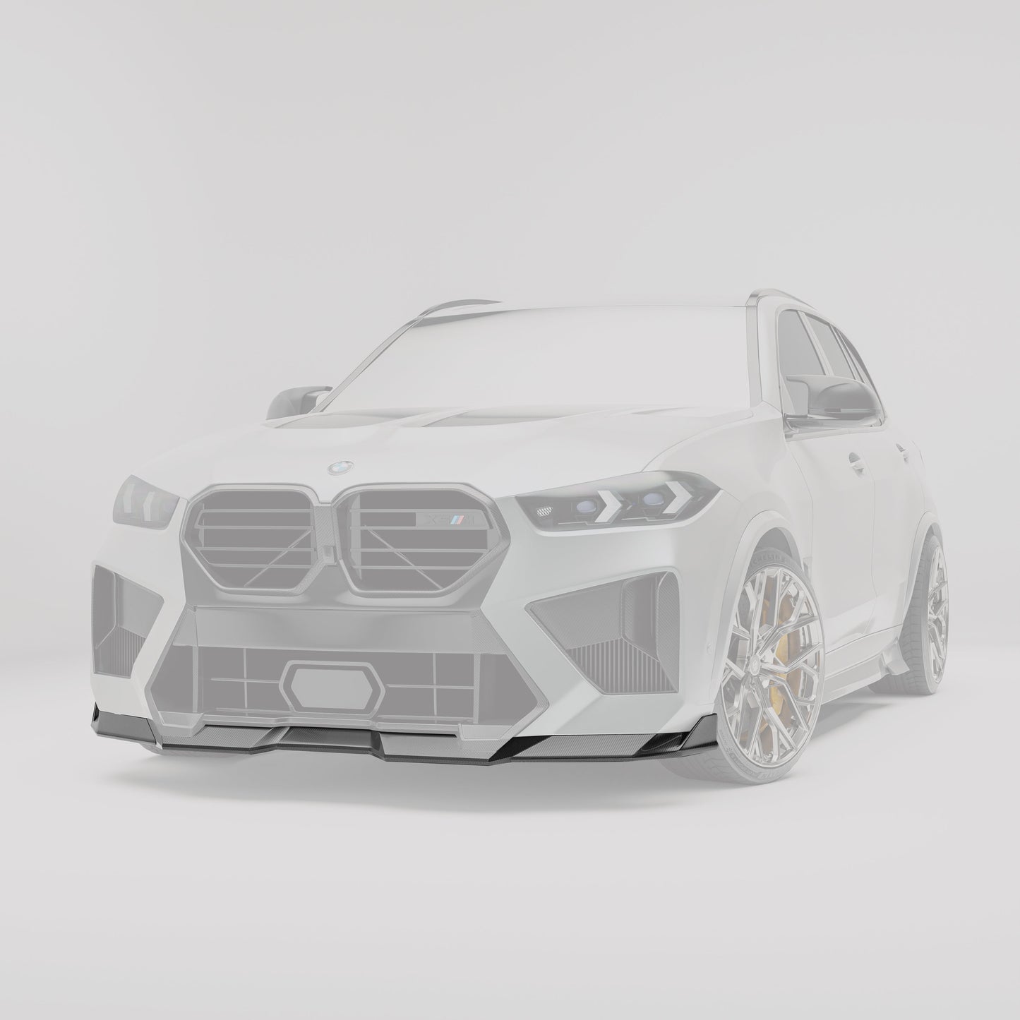 BMW X5M F95 LCI Carbon Fiber Front Lip - Revozport