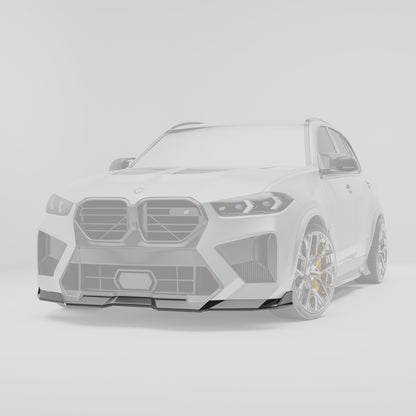 BMW X5M F95 LCI Carbon Fiber Front Lip - Revozport