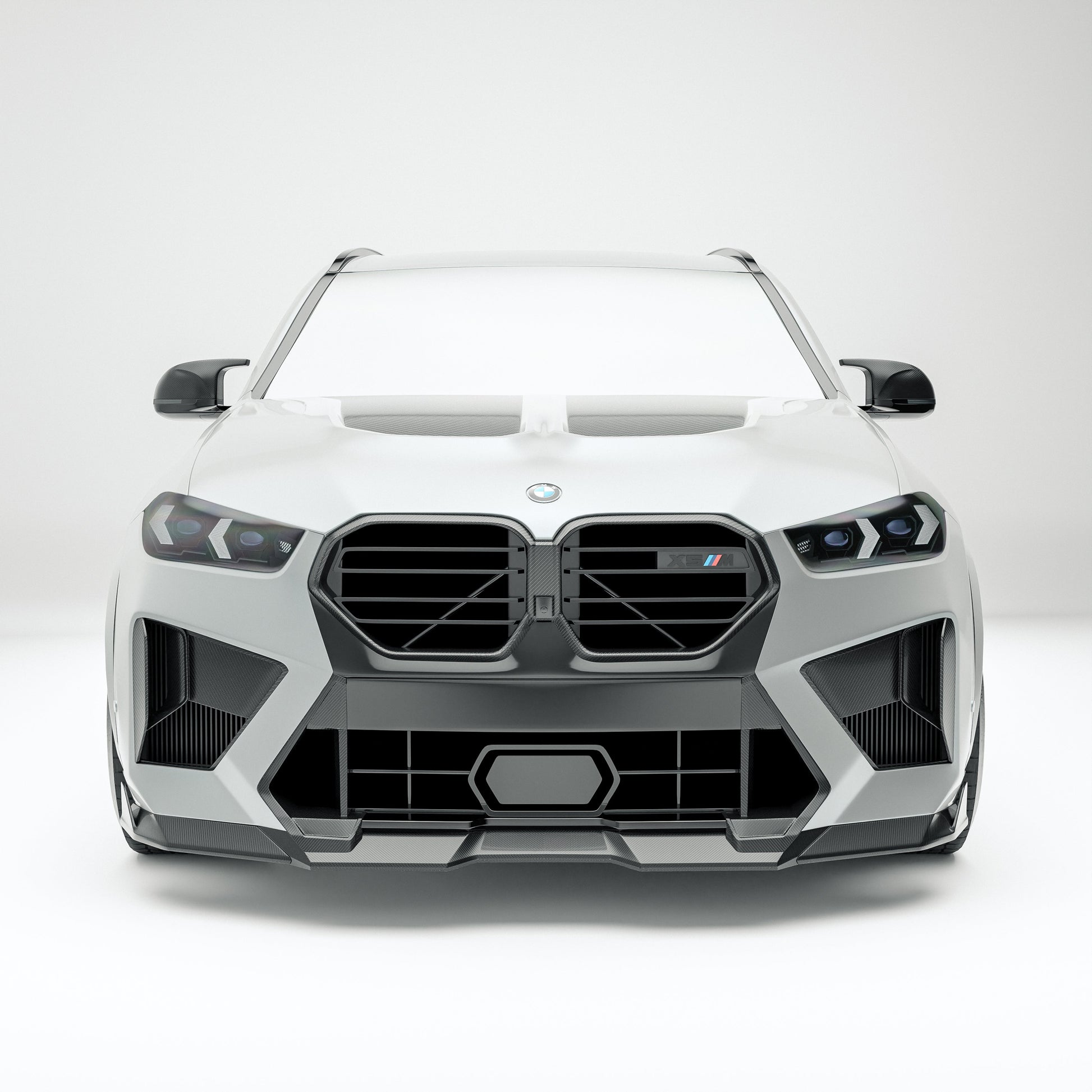 BMW X5M F95 LCI Carbon Fiber Front Vents - Revozport