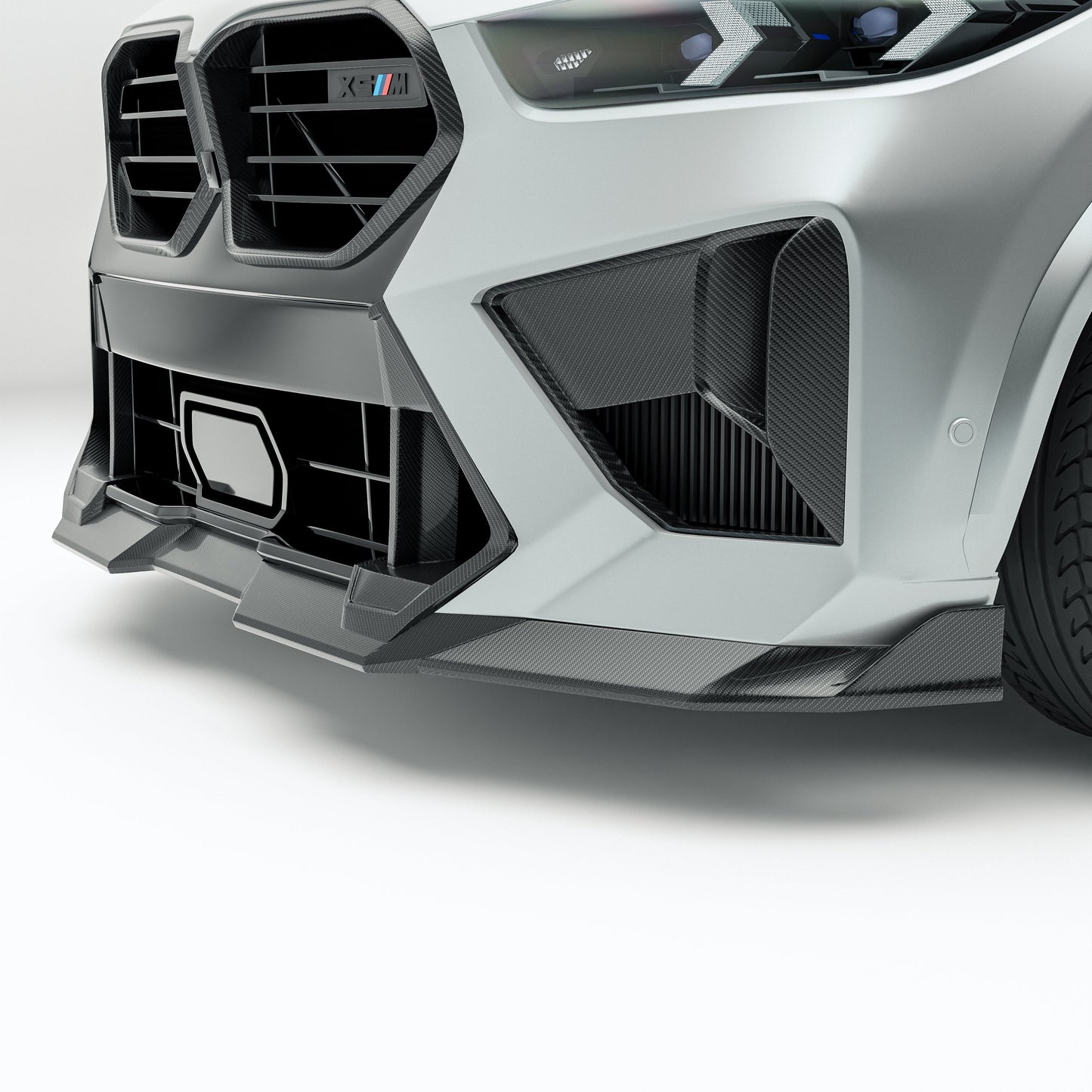 BMW X5M F95 LCI Carbon Fiber Front Vents - Revozport