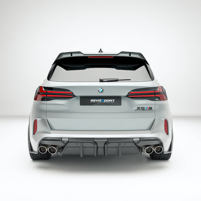 BMW X5M F95 LCI Carbon Fiber Rear Diffuser - Revozport