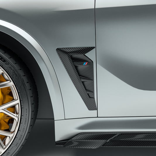 BMW X5M F95 LCI Carbon Fiber Side Vents - Revozport
