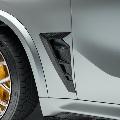 BMW X5M F95 LCI Carbon Fiber Side Vents - Revozport