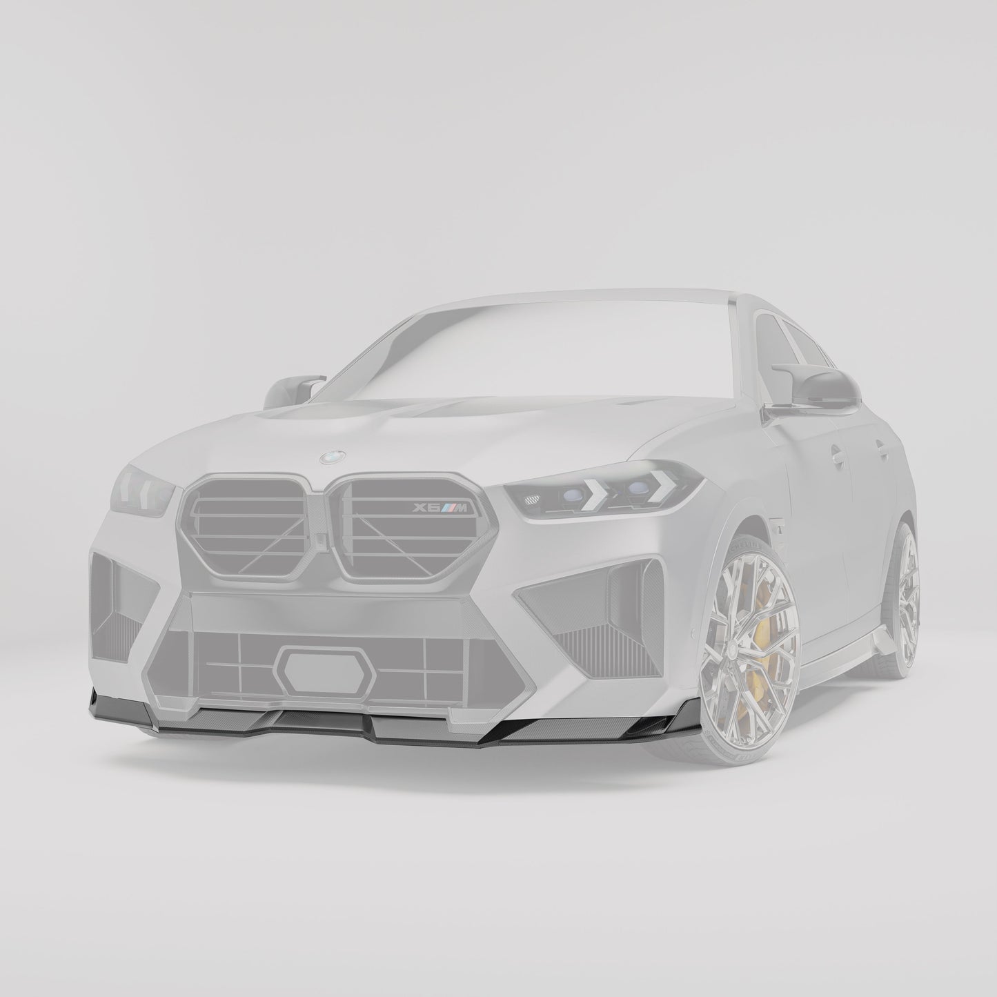 BMW X6M F96 LCI Carbon Fiber Front Lip - Revozport
