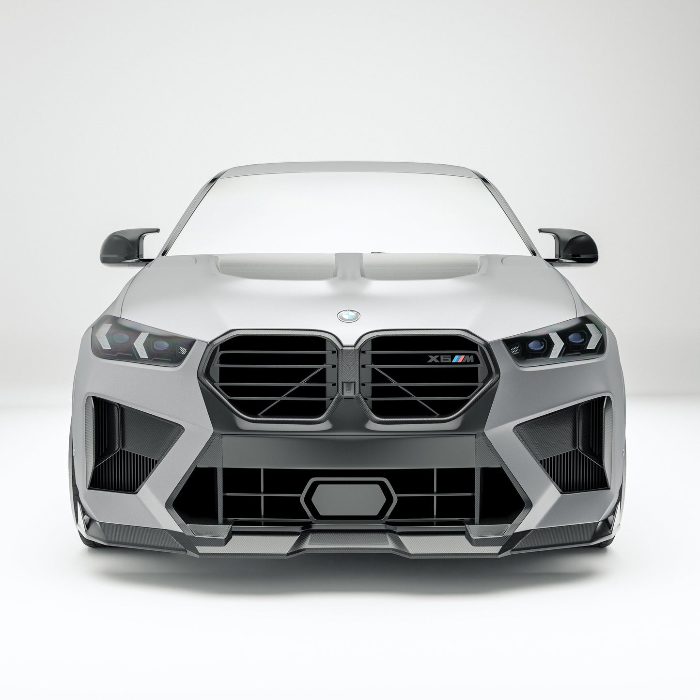 BMW X6M F96 LCI Carbon Fiber Front Vents - Revozport