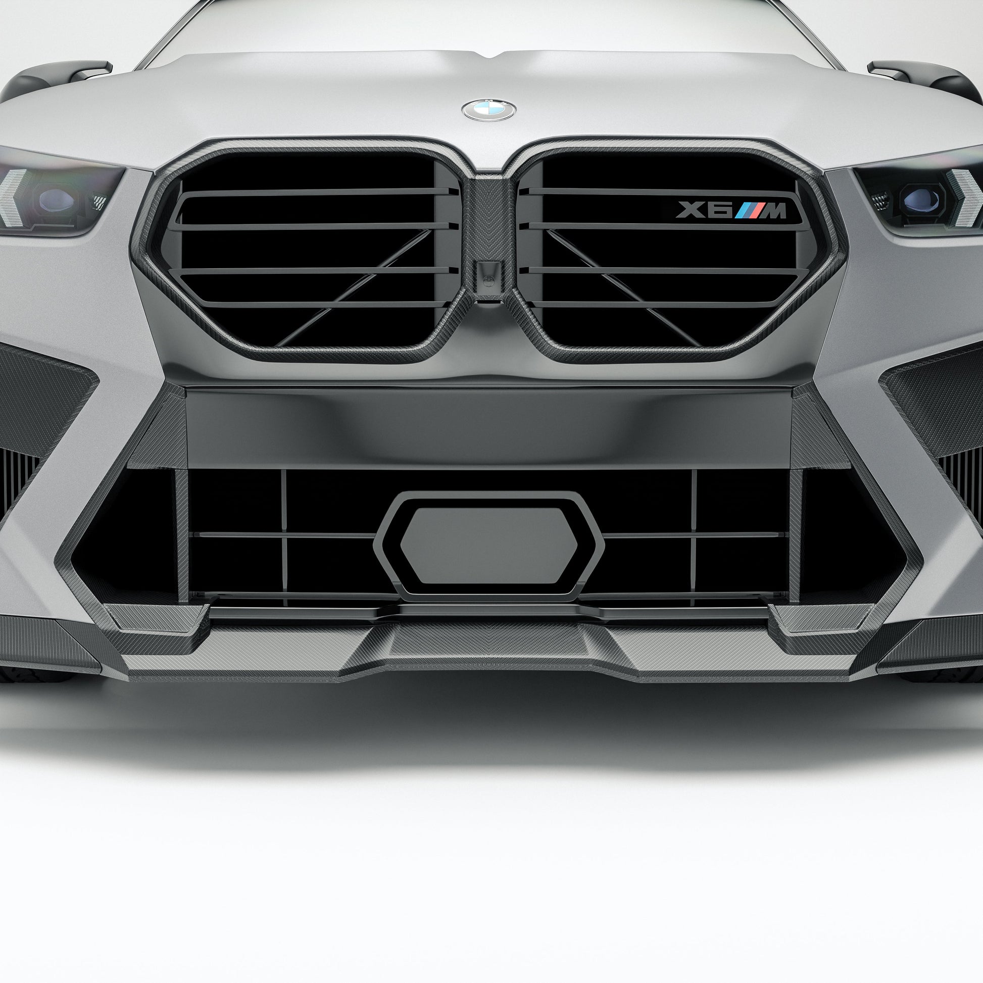 BMW X6M F96 LCI Carbon Fiber Front Vents - Revozport