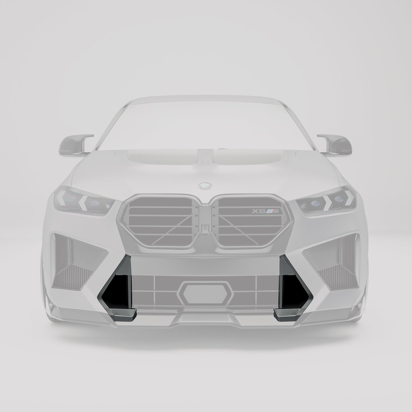 BMW X6M F96 LCI Carbon Fiber Front Vents - Revozport
