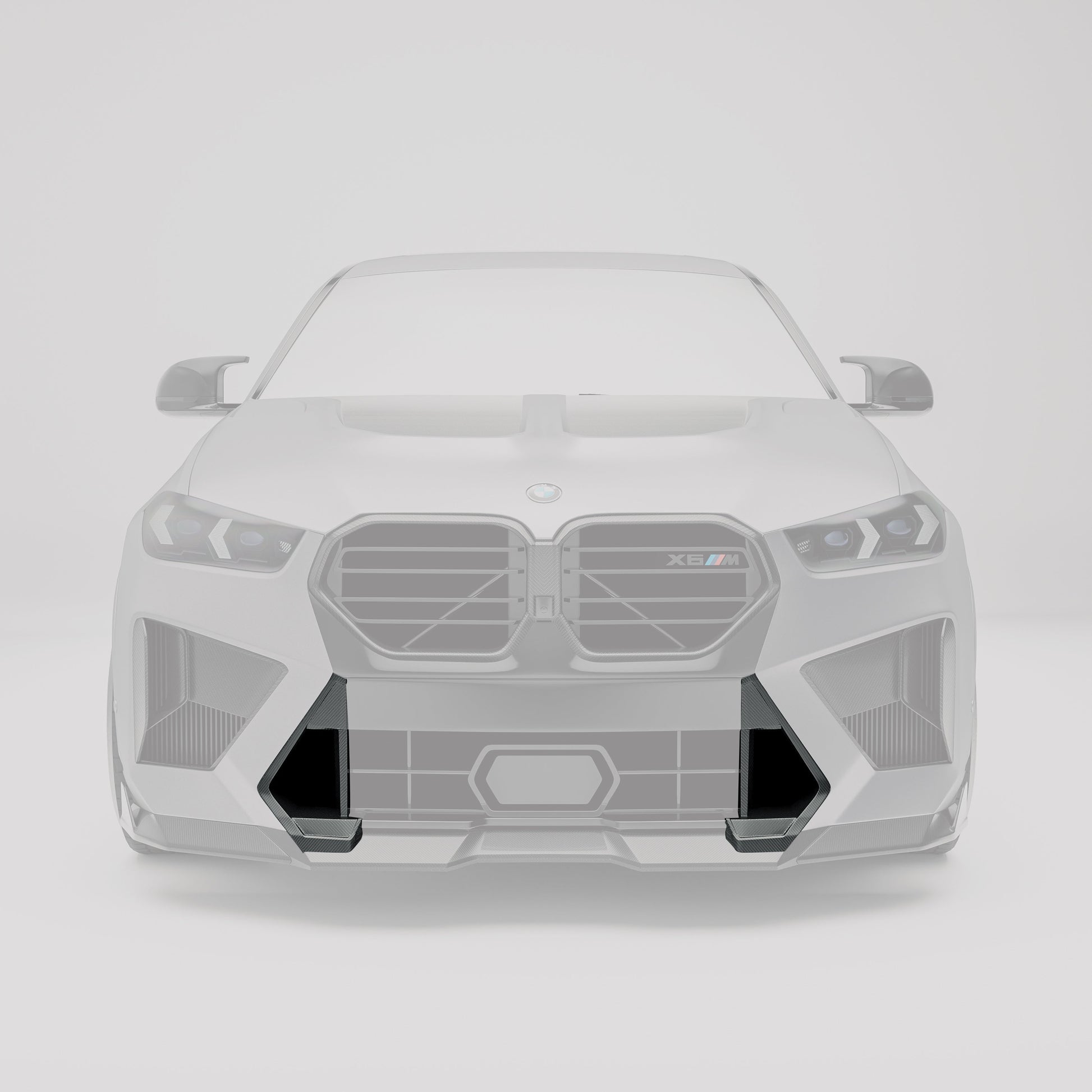 BMW X6M F96 LCI Carbon Fiber Front Vents - Revozport