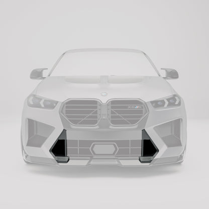 BMW X6M F96 LCI Carbon Fiber Front Vents - Revozport
