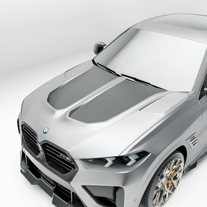 BMW X6M F96 LCI Carbon Fiber Hood - Revozport