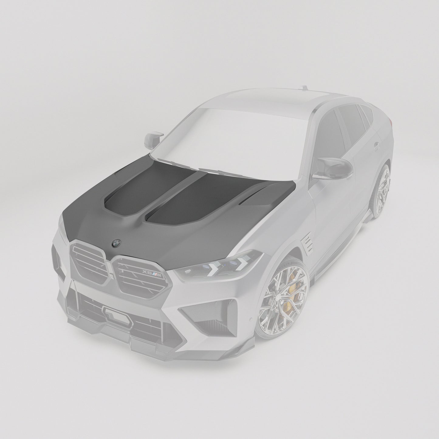 BMW X6M F96 LCI Carbon Fiber Hood - Revozport