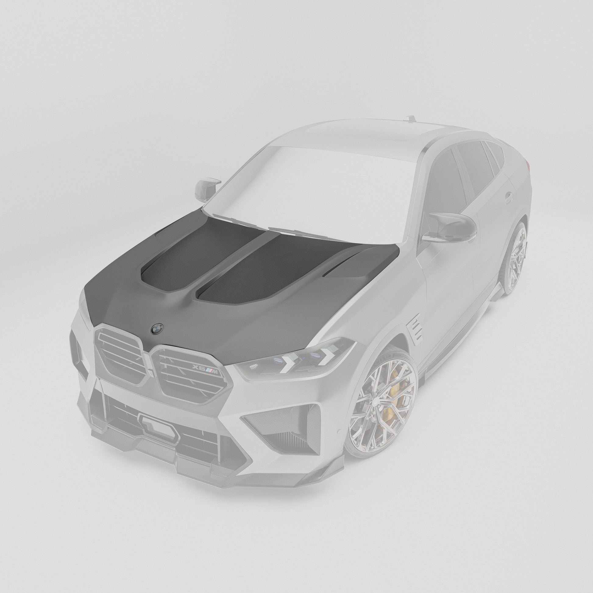 BMW X6M F96 LCI Carbon Fiber Hood - Revozport