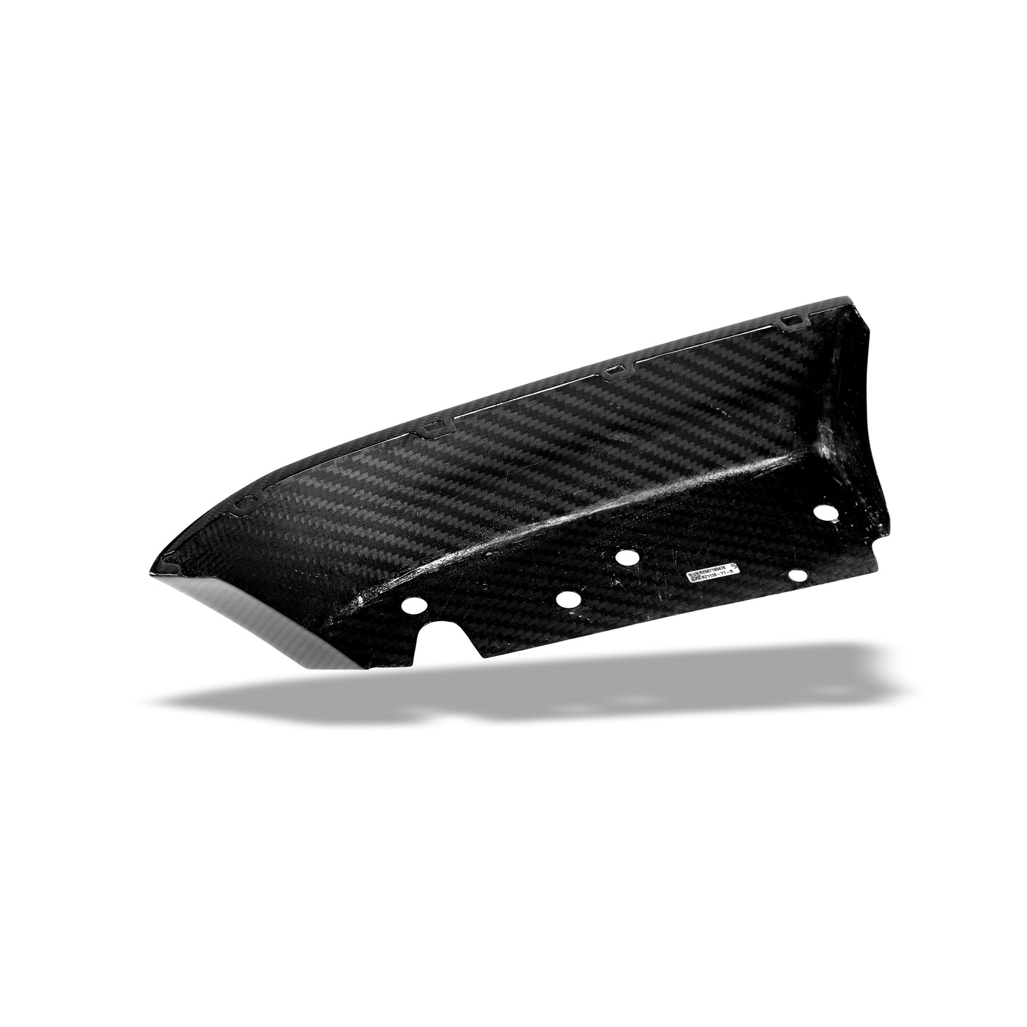 BMW X6M F96 LCI Carbon Fiber Rear Bumper Splitter - Revozport