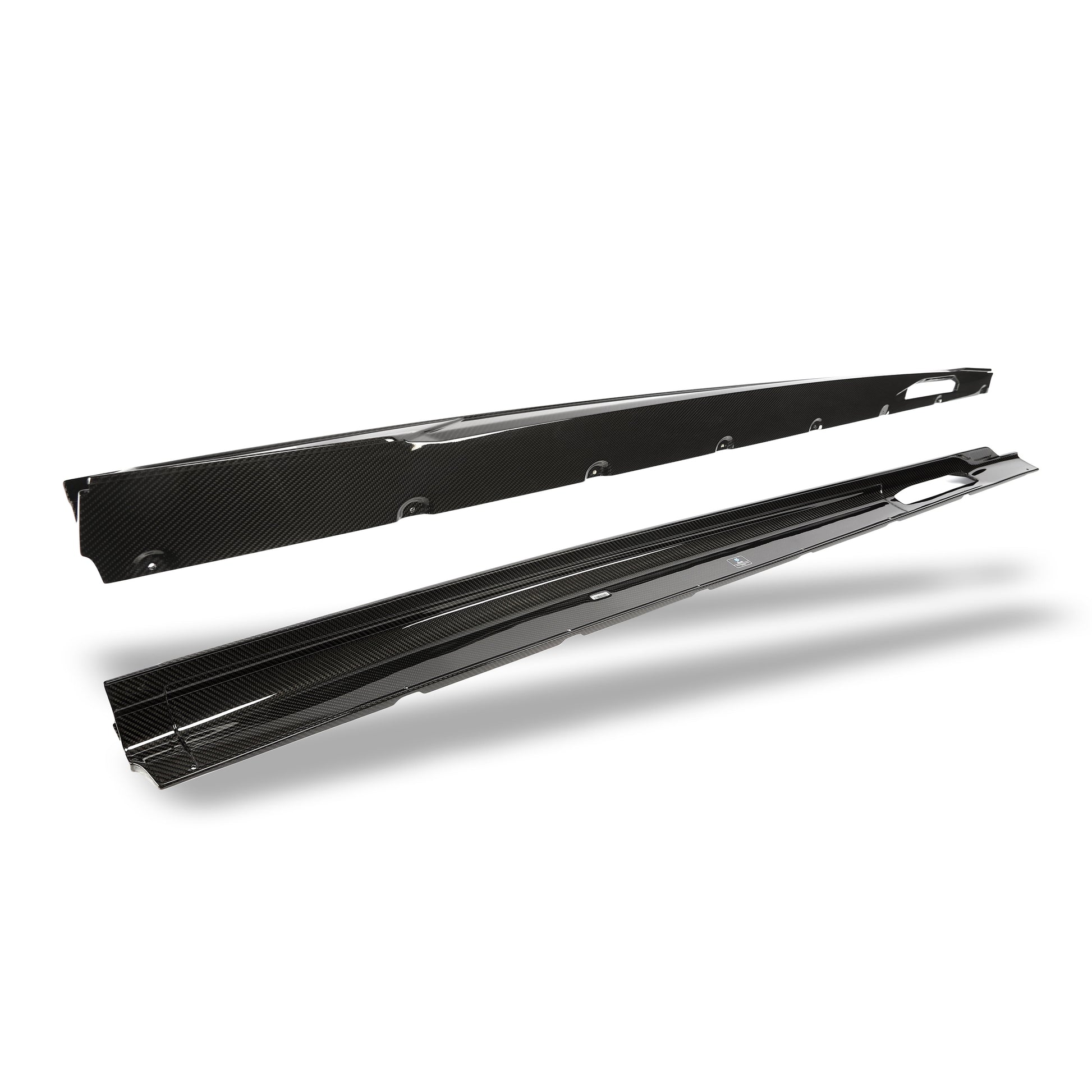 BMW X6M F96 LCI Carbon Fiber Side Skirts - Revozport