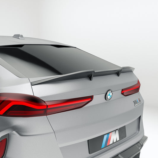 BMW X6M F96 LCI Carbon Fiber Spoiler - Revozport