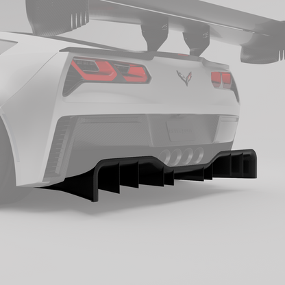 C7 Corvette Rear Diffuser - Revozport