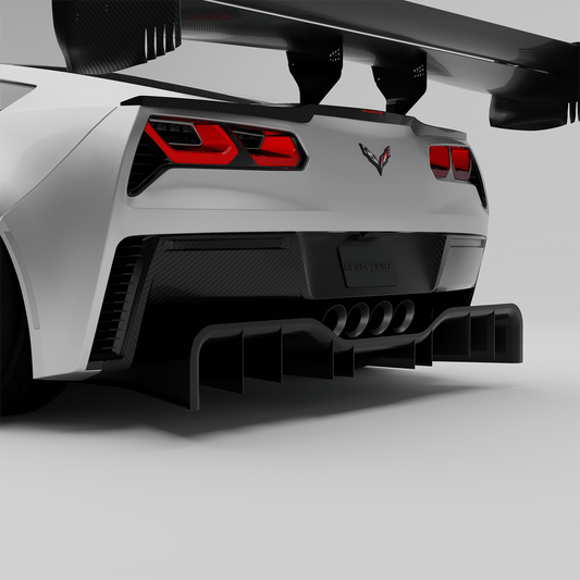 C7 Corvette Rear Diffuser - Revozport