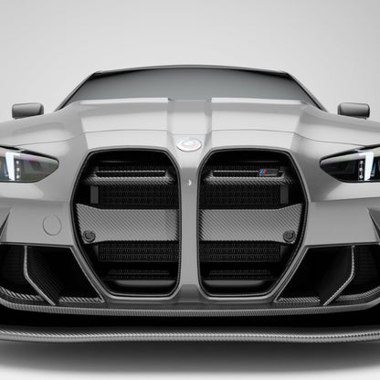 BMW M3 G80 Carbon Fiber Front Grill (without ACC) For Racing- Revozport