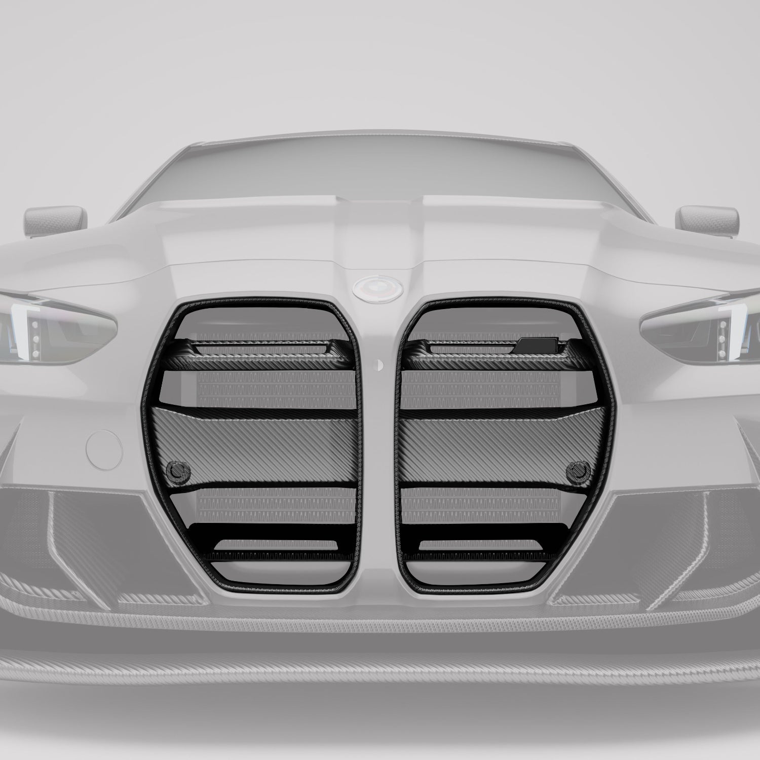BMW M3 G80 Carbon Fiber Front Grill (without ACC) For Racing- Revozport