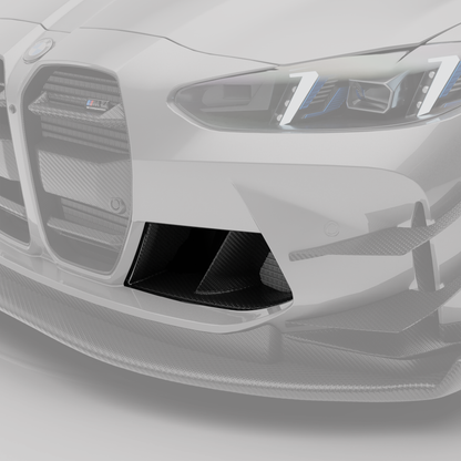 BMW M4 G82 Carbon Fiber Front Bumper Inlets