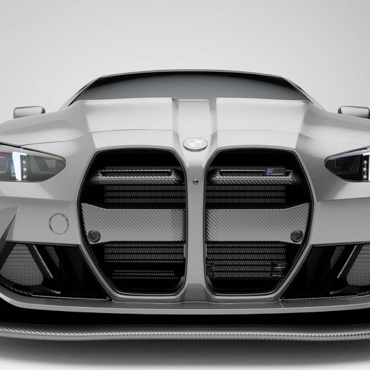 BMW M4 G82 Carbon Fiber Front Grill（with ACC） - Revozport