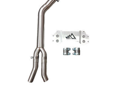 MAD BMW G8x M3 M4 S58 Single Midpipe (Brace Included)