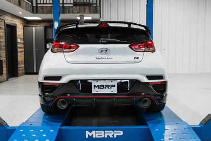 MBRP 19-22 Hyundai Veloster 3in Catback Exhaust, Dual Rear Exit - S47073CF