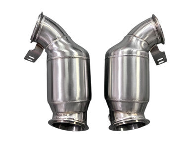 MAD BMW F9x M5 M8 Catted Downpipes W/ No CEL Guarantee