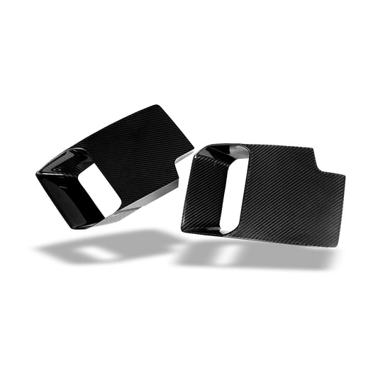 BMW M2 G87 Carbon Fiber Aero Front Bumper Block-Off Plates