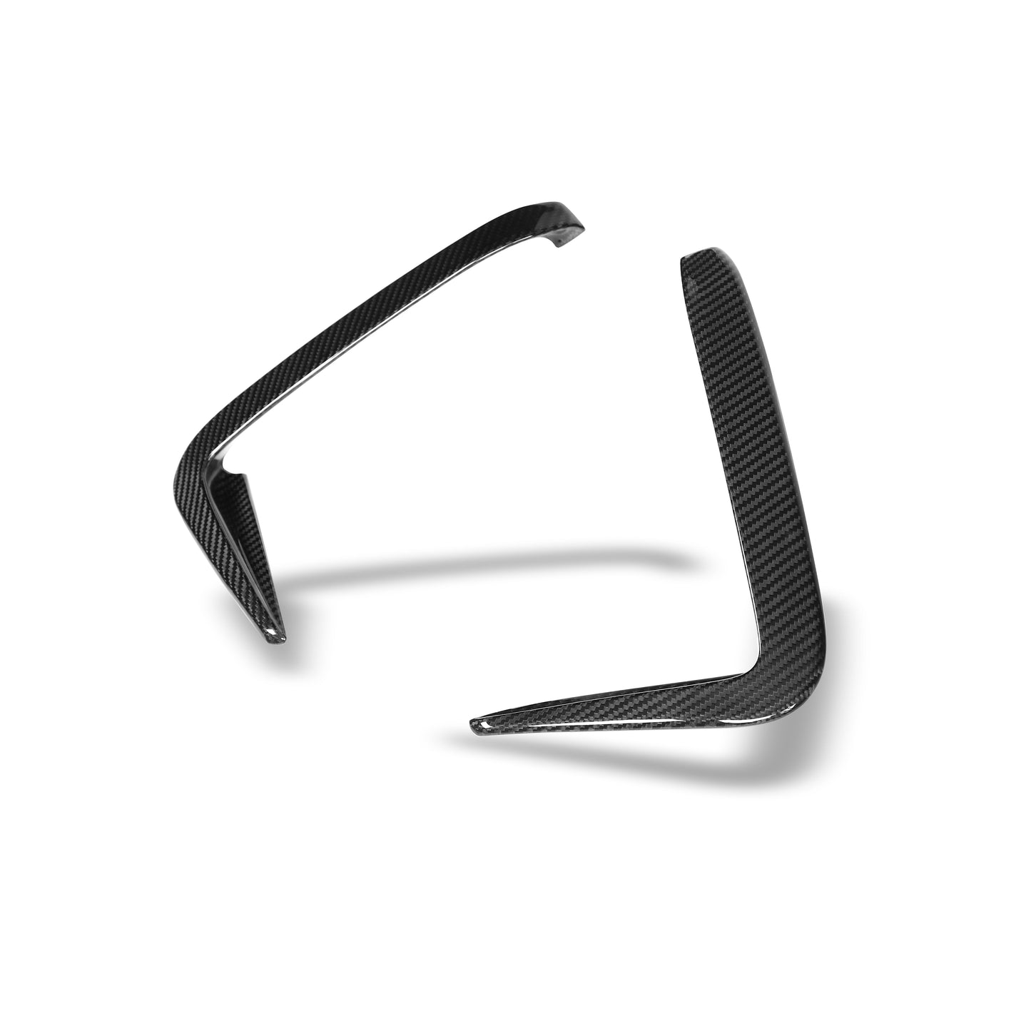 BMW M8 F91 F92 F93 Carbon Fiber Rear Bumper Canards