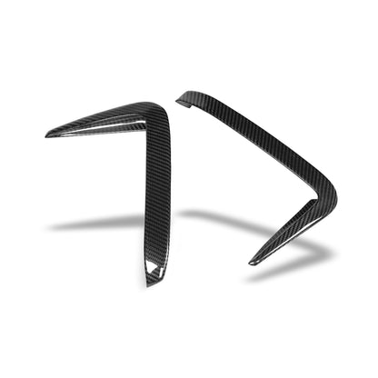 BMW M8 F91 F92 F93 Carbon Fiber Rear Bumper Canards