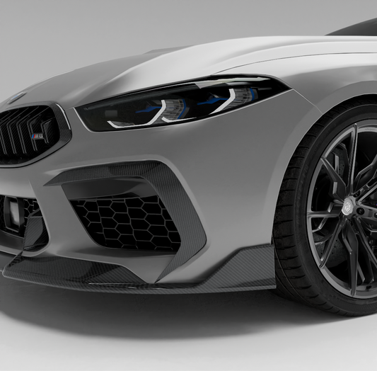 BMW M8 F93 Carbon Fiber Front Bumper Canards